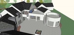 FmK concept photograph of new build featuring £70,000 worth of Lumi products.